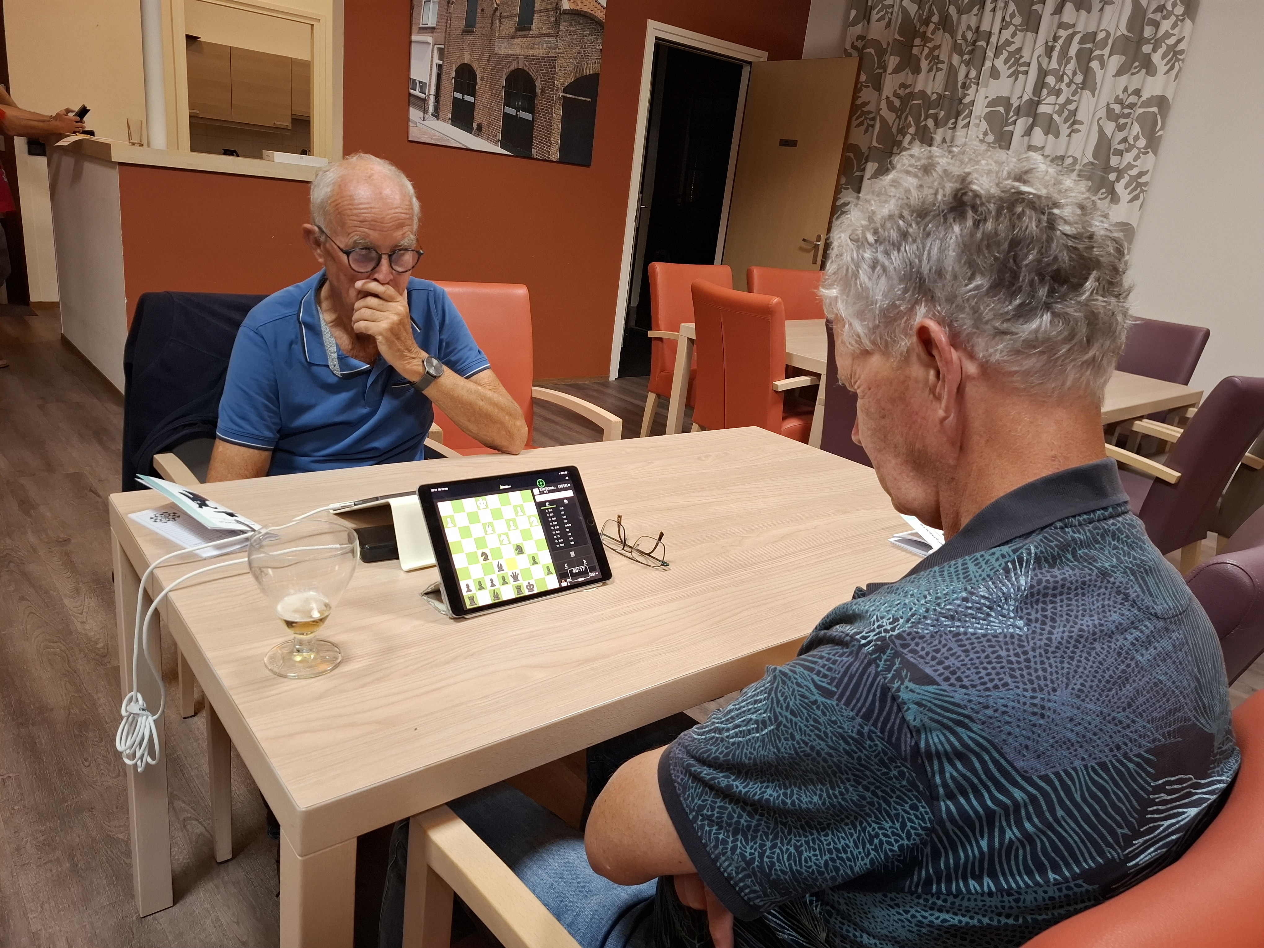 Met een sterke centrumaanval kwam het voor Krijger alsnog allemaal goed.